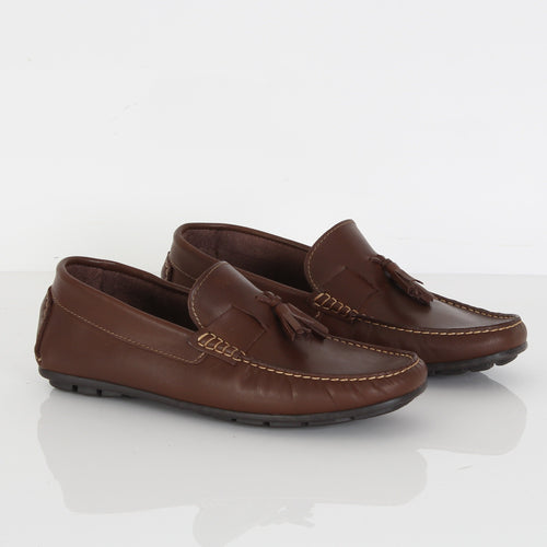 mens brown loafers with tassels